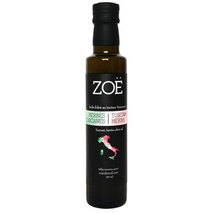 Huile d'olive infusée aux herbes de toscane 250 ml